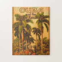 Vintage Viagem cubano - Ferrovia cubana