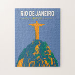Quebra-cabeça Vintage Viagem de Arte do Brasil no Rio de Janeiro<br><div class="desc">Rio de Janeiro retro vetor viagem design. Cristo O Redentor é uma estátua de Arte Deco de Jesus Cristo no Rio de Janeiro,  Brasil,  criada pelo escultor francês Paul Landowski e construída pelo engenheiro Heitor da Silva Costa.</div>