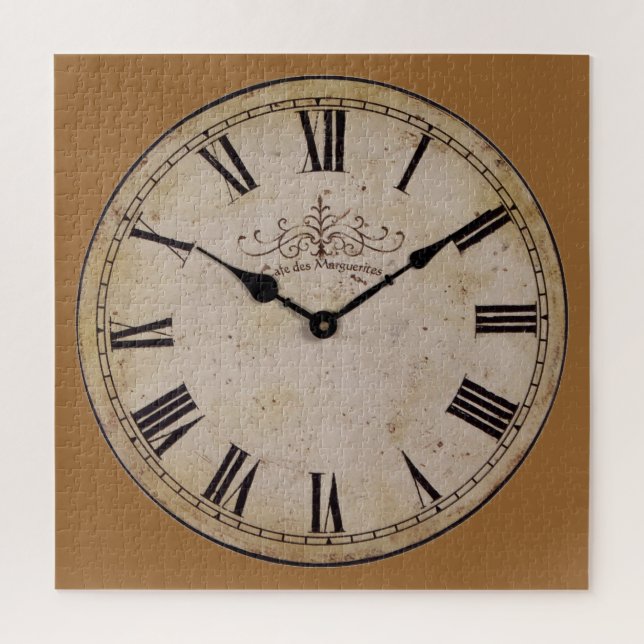Quebra-cabeça Vintage Wall Clock Antiga Arte Antiguária (Vertical)