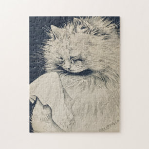 Quebra-cabeça Vintage Weeping Cat por Louis William Wain