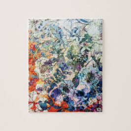 Quebra-cabeça Vintage Wild Primavera Botanical Floral Bloom