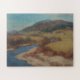 Quebra-cabeça Vintage Willard Metcalf Indian Summer Vermont