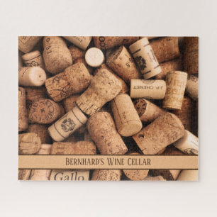 Quebra-cabeça Vintage Wine Corks Vineyard Photoshop