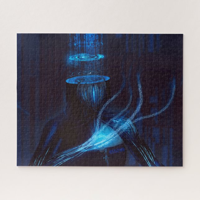 Quebra-cabeça Violação de dados do Ciberpunk (Horizontal)