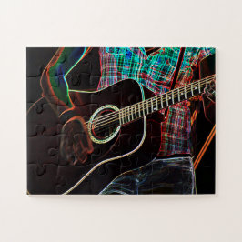 Quebra-cabeça Violão 1 11x14 30pc jpcn