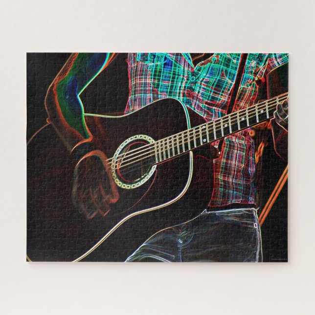 Quebra-cabeça Violão 1 jpcnm 16x20 520pc (Horizontal)