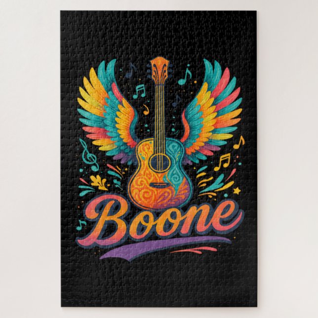 Quebra-cabeça Violão Boone (Vertical)