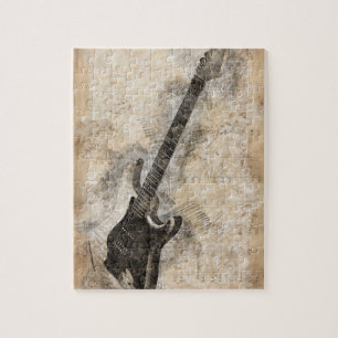 Quebra-cabeça Violão de Vintage