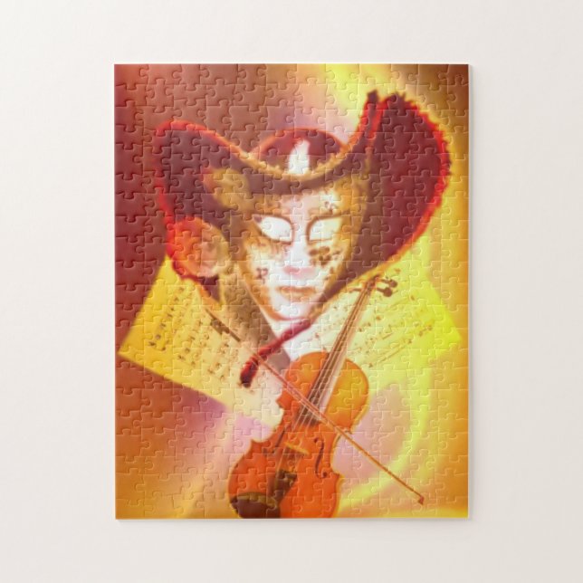 Quebra-cabeça Violinista de Veneza (Vertical)