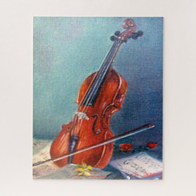 Quebra-cabeça Violino (Vertical)