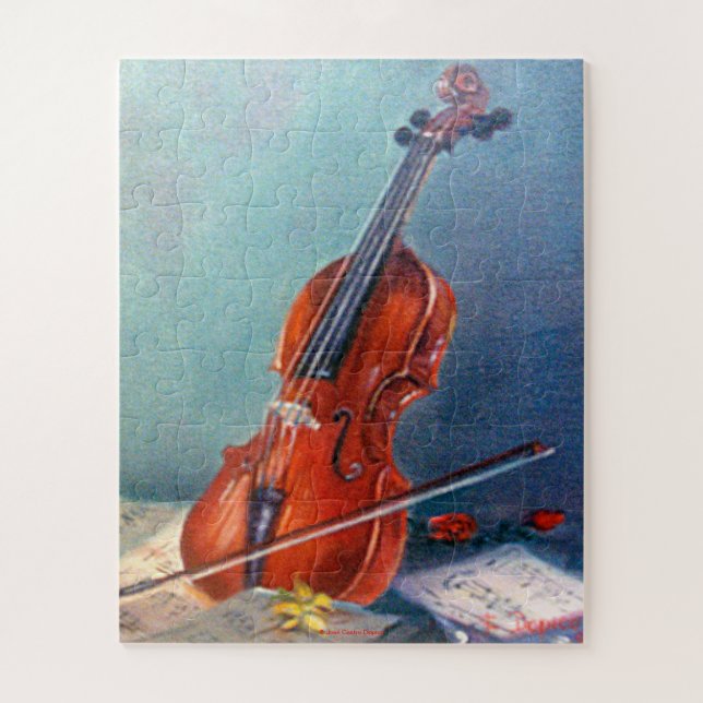 Quebra-cabeça Violino (Vertical)