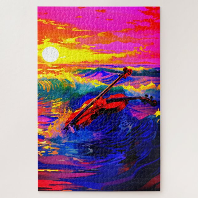 Quebra-cabeça Violino (Vertical)