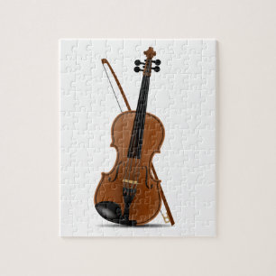 Quebra-cabeça Violino e arco