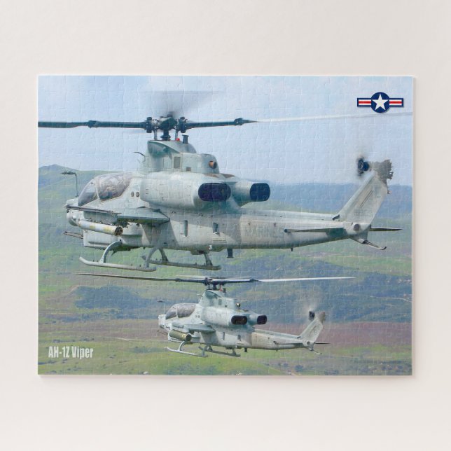Quebra-cabeça VIPER AH-1Z (16x20) (Horizontal)