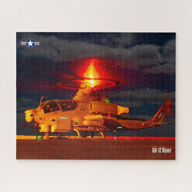 Quebra-cabeça VIPER AH-1Z (16x20) (Horizontal)