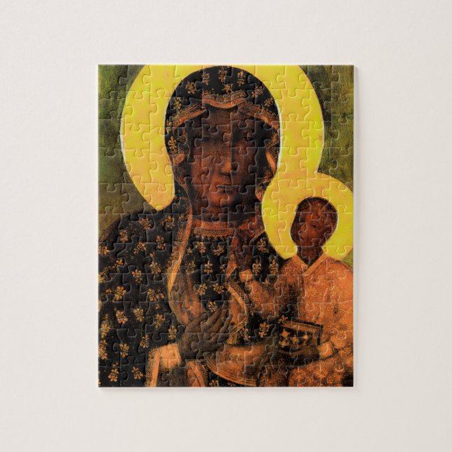 Quebra-cabeça Virgem Abençoada Maria Nossa Senhora de Czestochow (Vertical)