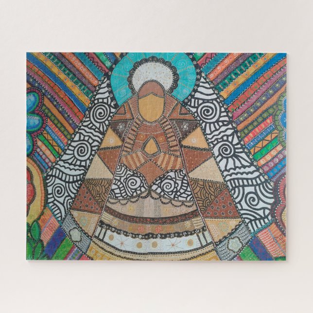 Quebra-cabeça Virgem Católica Maria (Horizontal)