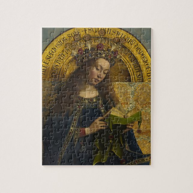 Quebra-cabeça Virgem Enthroned, A Altarpeça Gante (Vertical)
