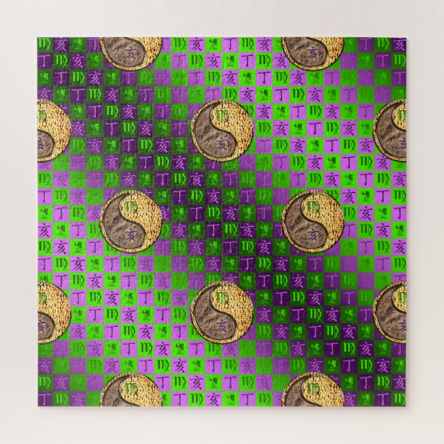 Quebra-cabeça Virgem & Javali de Fogo (Vertical)