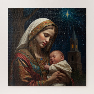 Quebra-cabeça Virgem Maria e Natal de Jesus