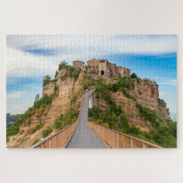 Quebra-cabeça Visão cêntrica de Civita di Bagnoregio Jigsee Queb