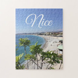 Quebra-cabeça Visão da Riviera Francesa em Nice França 