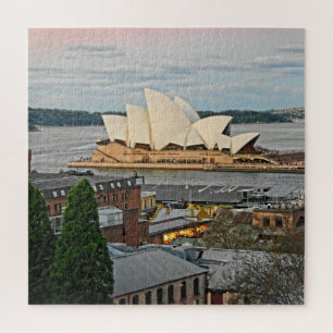 Quebra-cabeça Visão da Sydney Opera House - 20x20 - 676 pcs.