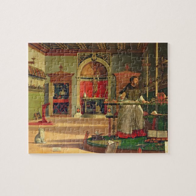 Quebra-cabeça Visão das Ruas. Augustine, 1502-08 (óleo na canvas (Horizontal)