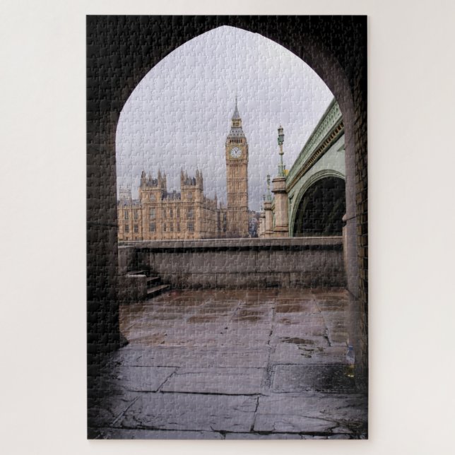 Quebra-cabeça Visão do Big Ben Tunnel - 20x30 - 1014 pcs. (Vertical)