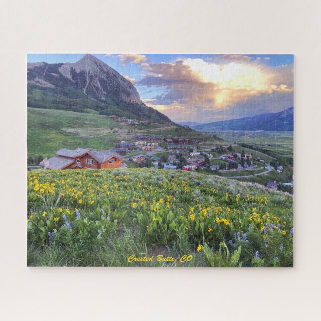 Quebra-cabeça Visão Fotográfica Gloriosa do Botão Detido, CO (Horizontal)