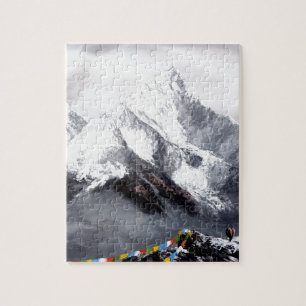 Quebra-cabeça Visão Panorâmica Da Montanha Everest