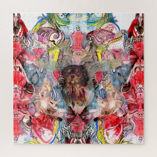 Quebra-cabeça Visão Secundária – Impressão de Arte Visionária In (Vertical)