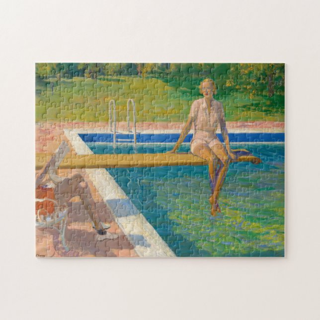 Quebra-cabeça Viscondessa Castlerosse | Sir John Lavery (Horizontal)