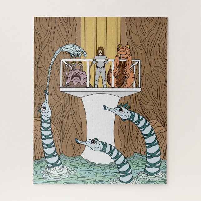 Quebra-cabeça Visitando a Piscina dos Piptrixons (Vertical)