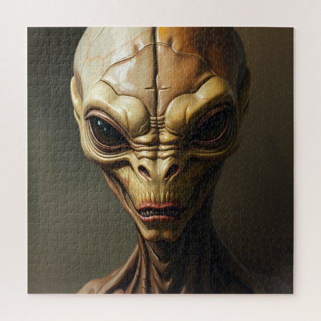 Quebra-cabeça Visitante Alienígena Cósmico (Vertical)