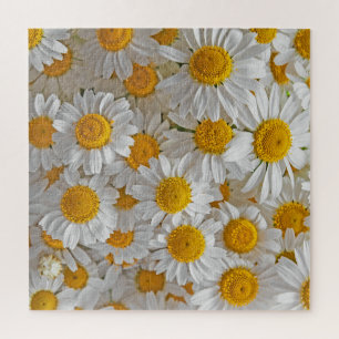 Quebra-cabeça Visitas Brancas: Belo Fundo Floral