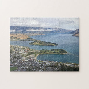 Quebra-cabeça Vista aérea de Queenstown, Nova Zelândia