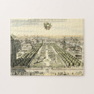 Quebra-cabeça Vista aérea do jardim formal por Eric Dahlbergh