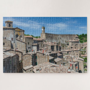 Quebra-cabeça Vista cênica de Sorano, Toscana Jigsera Quebra-cab