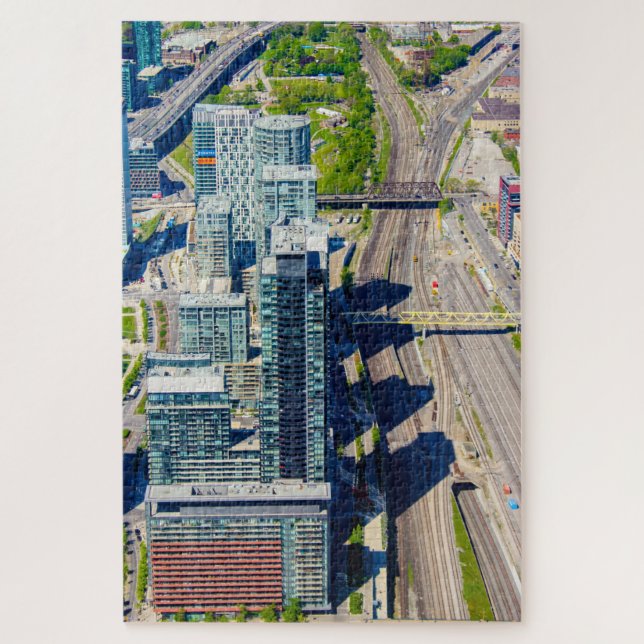 Quebra-cabeça Vista cênica de Toronto a partir da torre CN, Cana (Vertical)