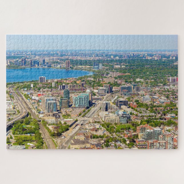 Quebra-cabeça Vista cênica de Toronto a partir da torre CN, Cana (Horizontal)