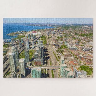 Quebra-cabeça Vista cênica de Toronto a partir da torre CN, Cana