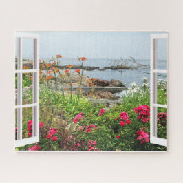 QUEBRA-CABEÇA VISTA CENÍFICA DO JARDIM E DA COVA MARÍTIMA