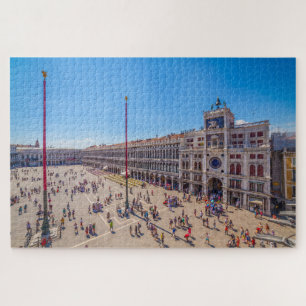 Quebra-cabeça Vista cenística da praça San Marco, Veneza, Itália