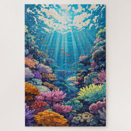 Quebra-cabeça Vista Clínica Clínica de Recife de Coral de Cores
