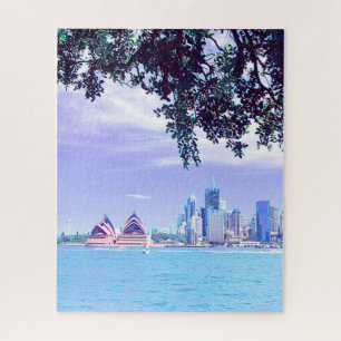 Quebra-cabeça Vista da água da Ópera Sydney Harbor