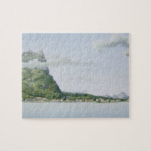 Quebra-cabeça Vista da ilha de Bora Bora, 'do automóvel da
