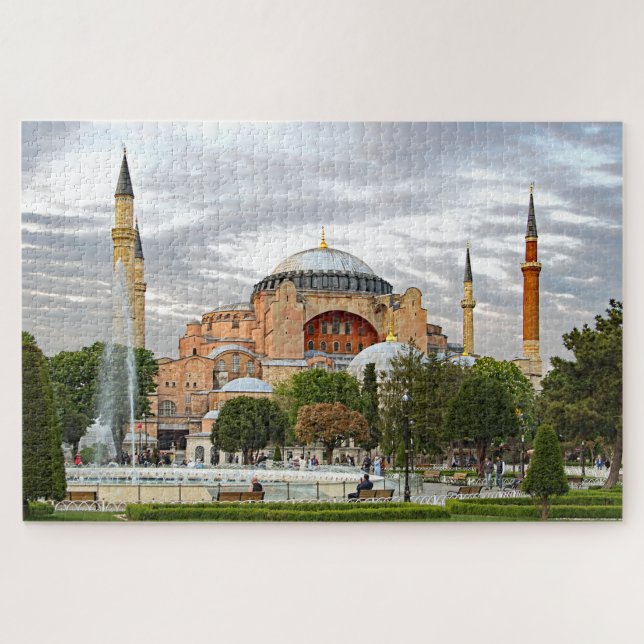 Quebra-cabeça Vista de Hagia Sophia. (Museu de Hagia Sophia). (Horizontal)
