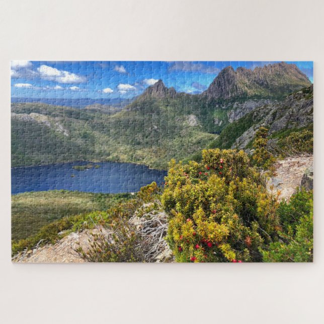 Quebra-cabeça vista de montanha do tassie (Horizontal)