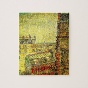 Quebra-cabeça Vista de Paris do Quarto de Vincent por Vincent va